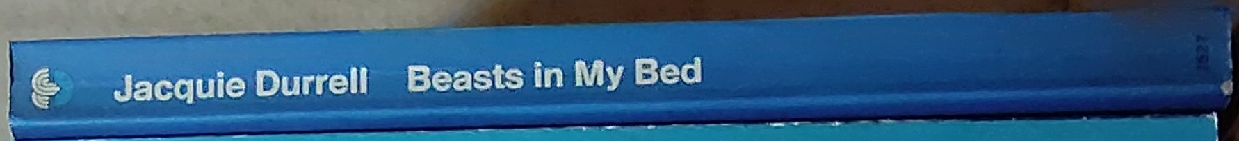 Jacquie Durrell  BEASTS IN MY BED spine of book image