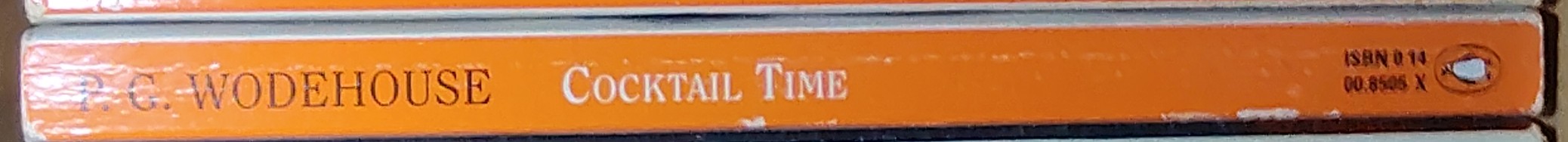 P.G. Wodehouse  COCKTAIL TIME spine of book image