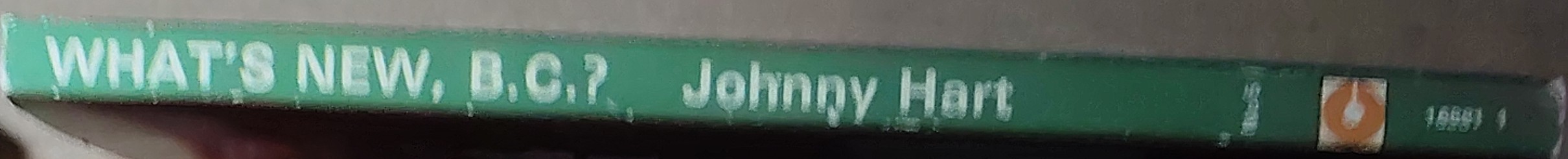 Johnny Hart  B.C. WHAT'S NEW spine of book image