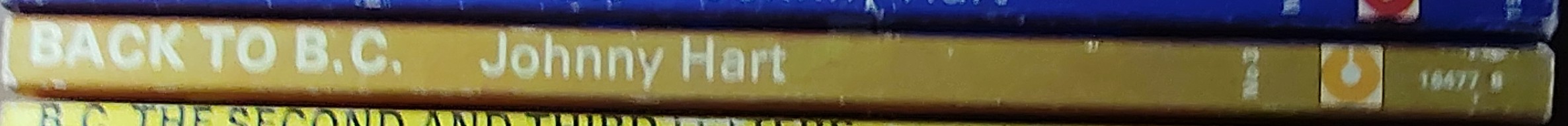 Johnny Hart  BACK TO B.C. spine of book image