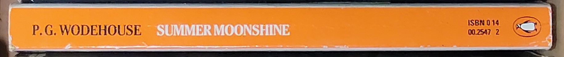 P.G. Wodehouse  SUMMER MOONSHINE spine of book image