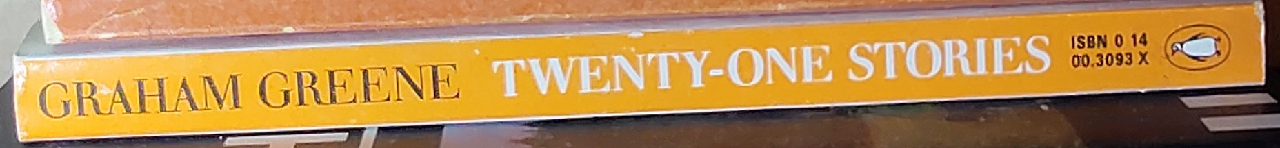 Graham Greene  TWENTY-ONE STORIES spine of book image