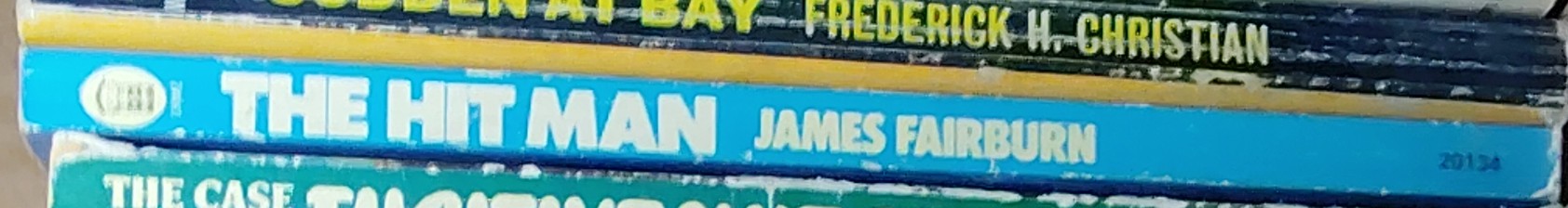 James Fairburn  THE HIT MAN spine of book image