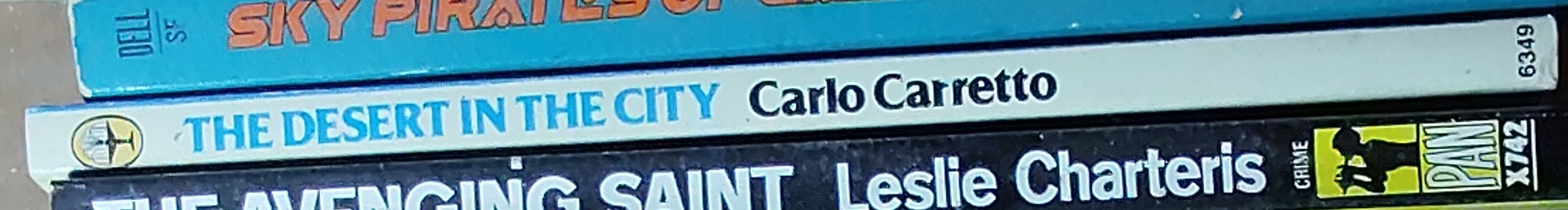 Carlo Carretto  THE DESERT IN THE CITY spine of book image