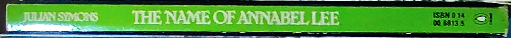 Julian Symons  THE NAME OF ANNABEL LEE spine of book image