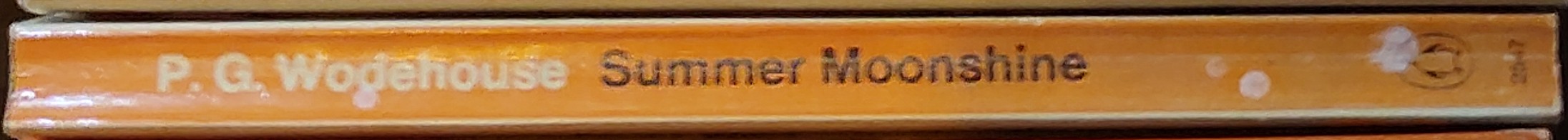 P.G. Wodehouse  SUMMER MOONSHINE spine of book image