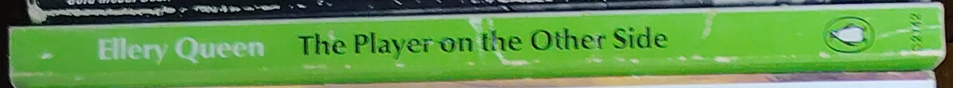 Ellery Queen  THE PLAYER ON THE OTHER SIDE spine of book image