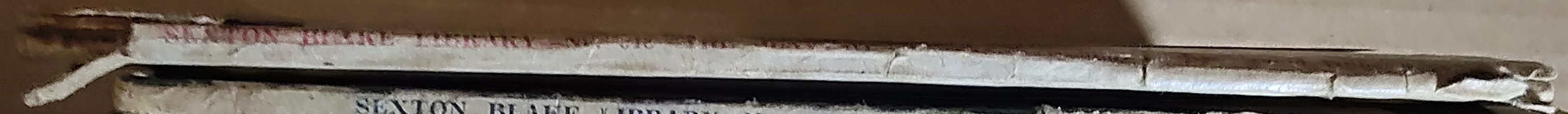 Richard Williams  THE SLAYING OF JULIAN SUMMERS (Sexton Blake) spine of book image