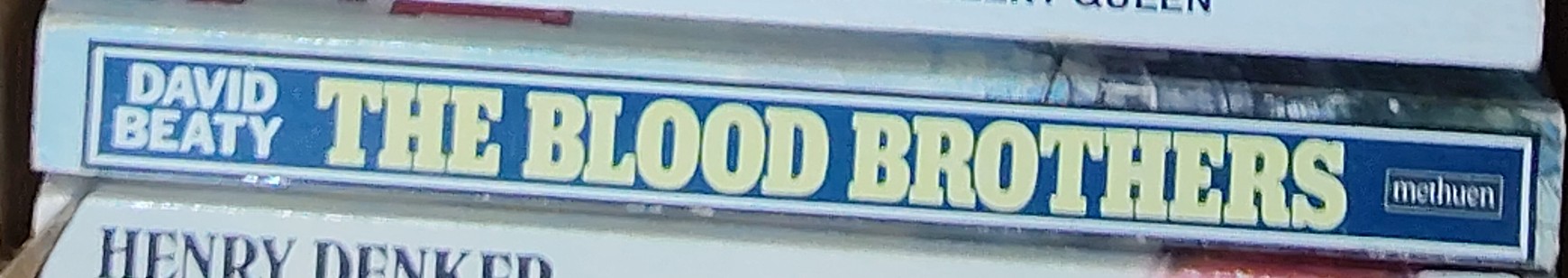David Beaty  THE BLOOD BROTHERS spine of book image