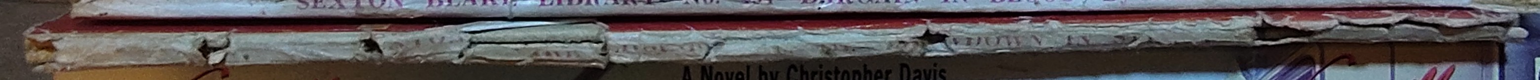 Desmond Reid  SHOWDOWN IN SYDNEY (Sexton Blake) spine of book image