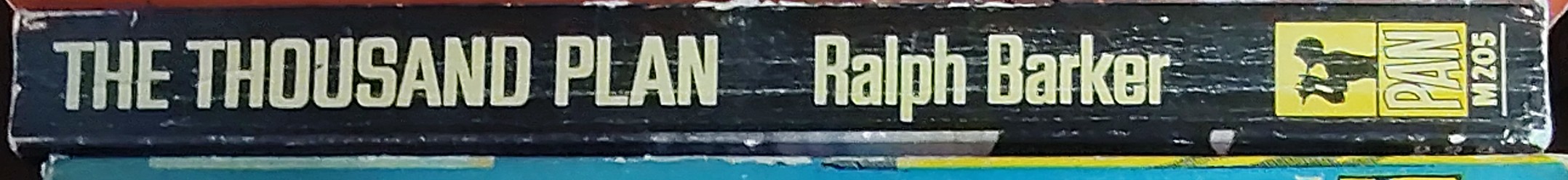 Ralph Barker  THE THOUSAND PLAN spine of book image