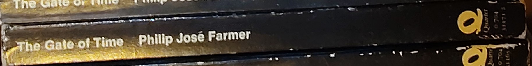 Philip Jose Farmer  THE GATE OF TIME spine of book image