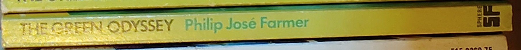 Philip Jose Farmer  THE GREEN ODYSSEY spine of book image