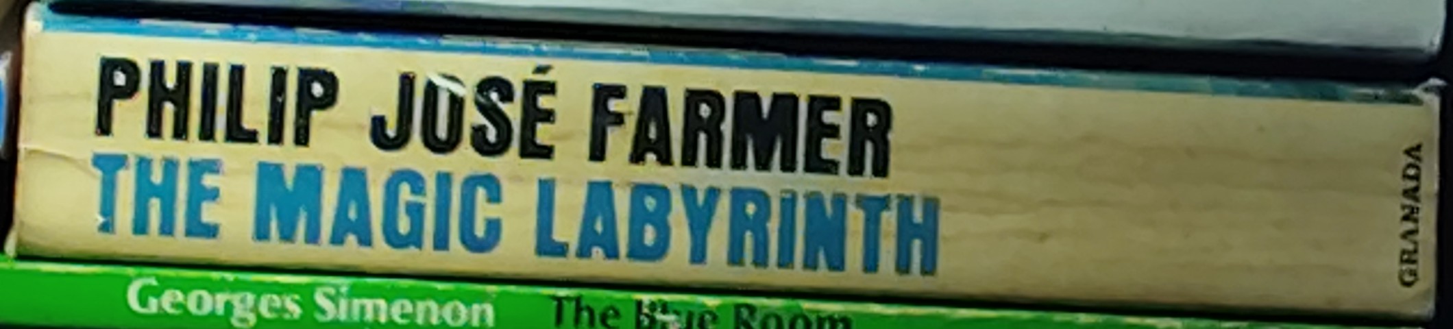 Philip Jose Farmer  THE MAGIC LABYRINTH spine of book image