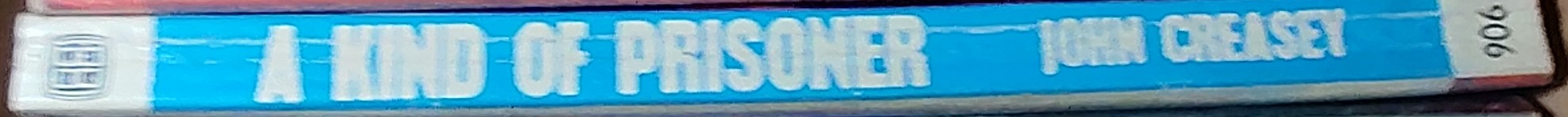 John Creasey  A KIND OF PRISONER (Department 'Z') spine of book image