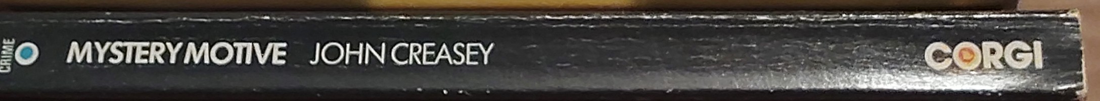 Jeremy York  MYSTERY MOTIVE spine of book image