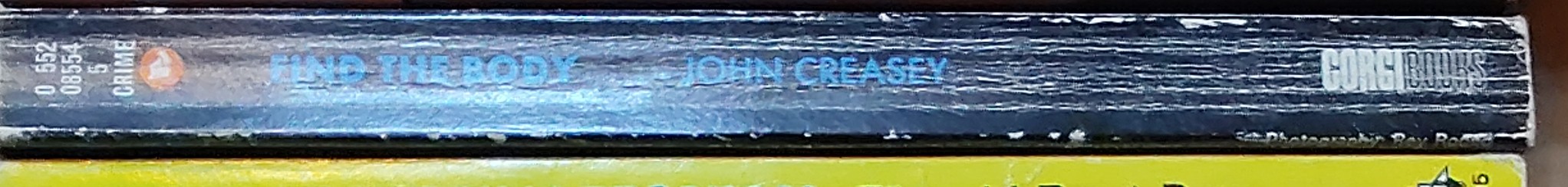 Jeremy York  FIND THE BODY spine of book image