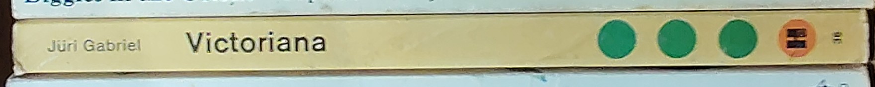 \ VICTORIANA  spine of book image