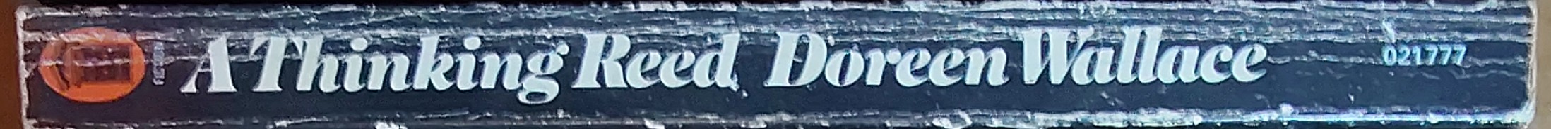 Doreen Wallace  A THINKING REED spine of book image