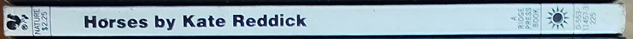 Kate Reddick  HORSES spine of book image