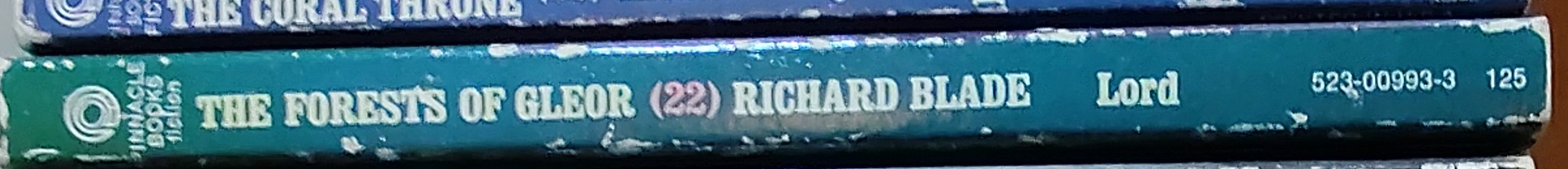 Jeffrey Lord  BLADE 22: THE FORESTS OF GLEOR spine of book image