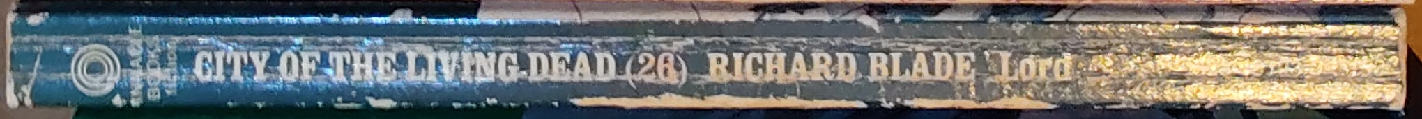 Jeffrey Lord  BLADE 26: CITY OF THE LIVING DEAD spine of book image