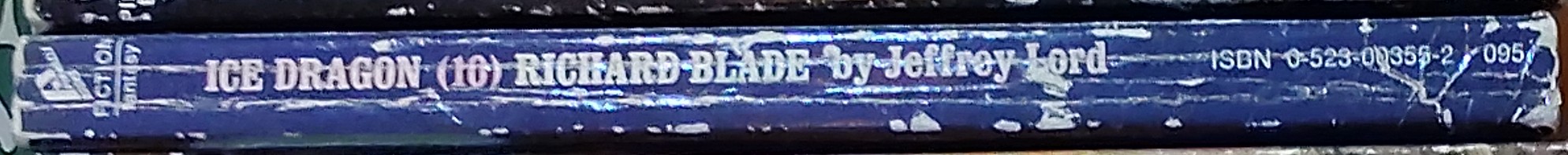 Jeffrey Lord  BLADE 10: ICE DRAGON spine of book image
