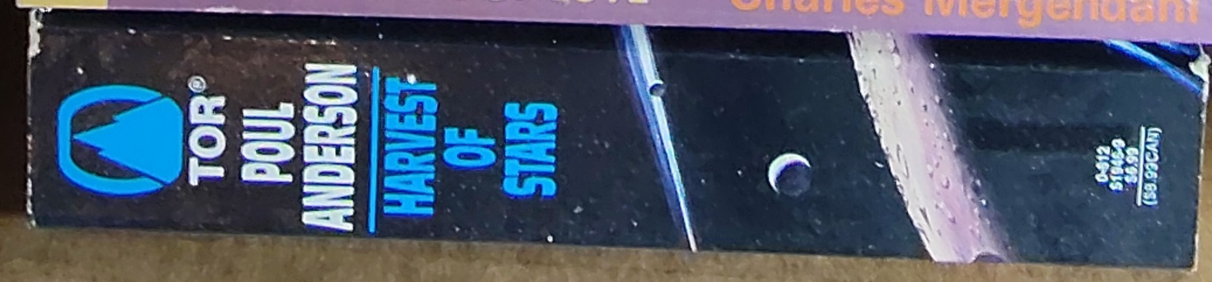 Poul Anderson  HARVEST OF STARS spine of book image