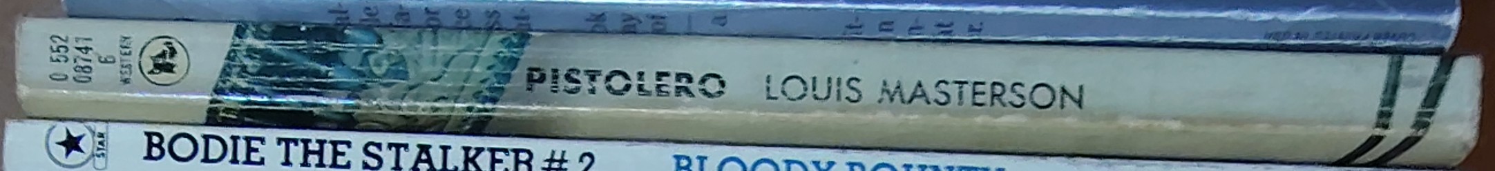 Louis Masterson  PISTOLERO spine of book image