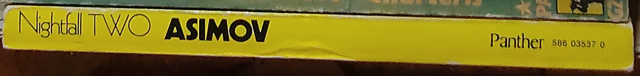 Isaac Asimov  NIGHTFALL TWO spine of book image
