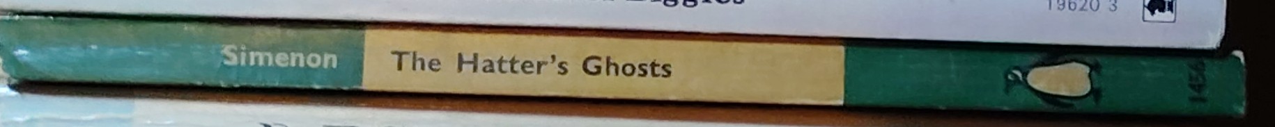 Georges Simenon  THE HATTER'S GHOST spine of book image