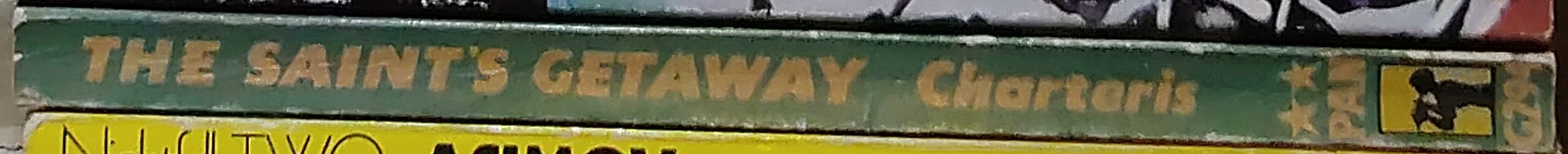 Leslie Charteris  THE SAINT'S GETAWAY spine of book image