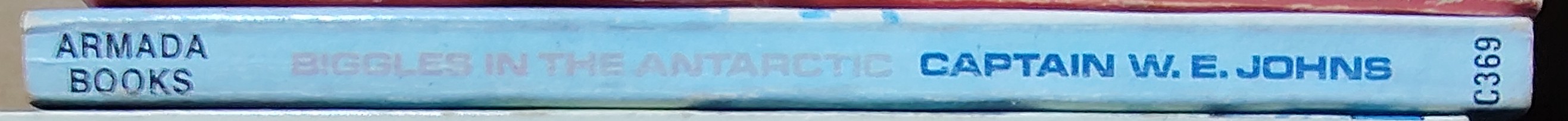 Captain W.E. Johns  BIGGLES IN THE ANTARCTIC spine of book image