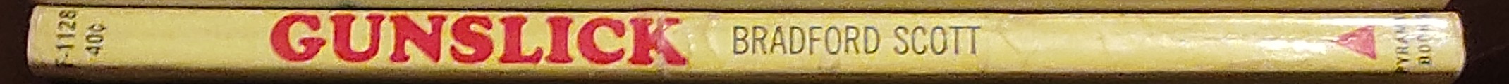 Bradford Scott  GUNSLICK spine of book image