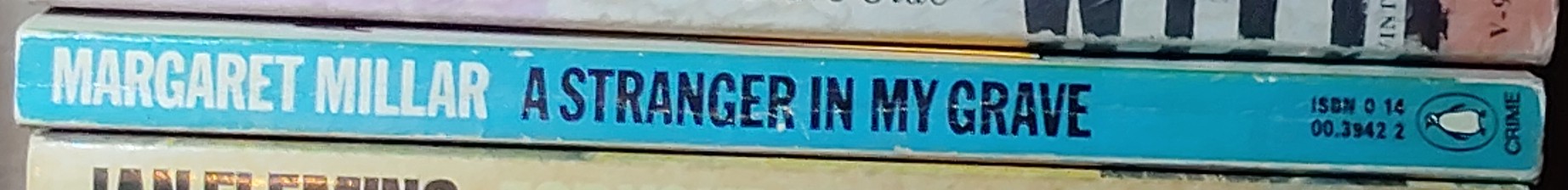 Margaret Millar  A STRANGER IN MY GRAVE spine of book image