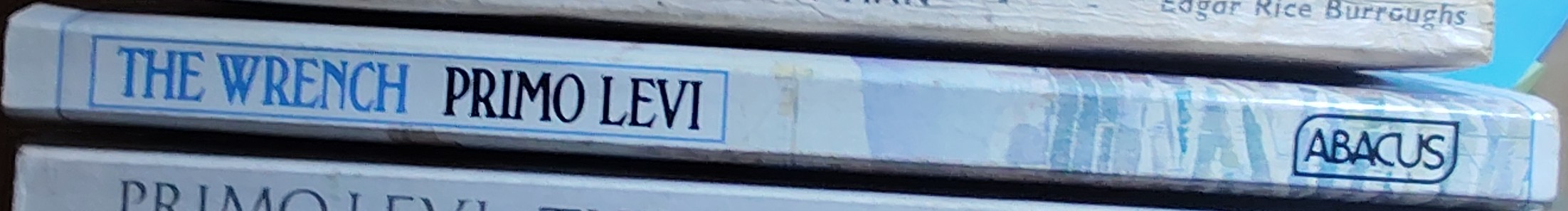 Primo Levi  THE WRENCH spine of book image