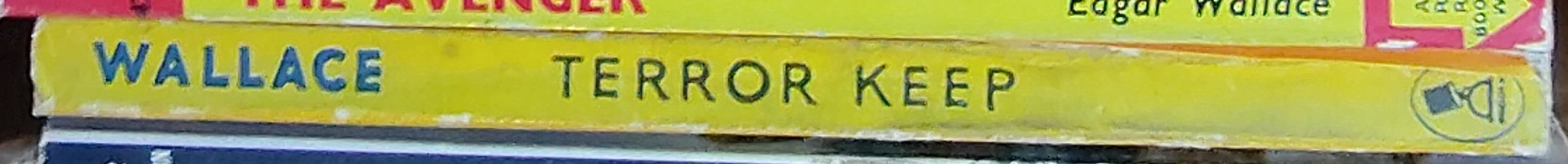 Edgar Wallace  TERROR KEEP spine of book image