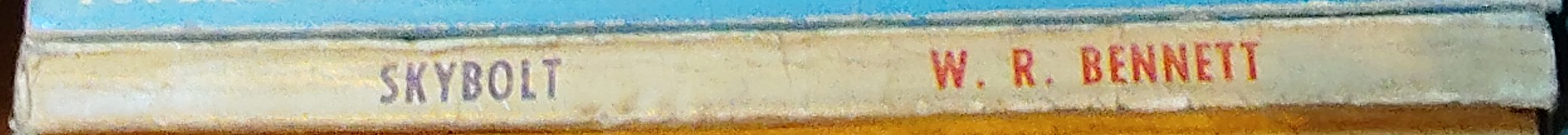 W.R. Bennett  SKYBOLT spine of book image