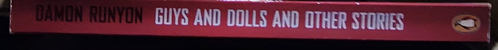 Damon Runyon  GUYS AND DOLLS and other stories spine of book image