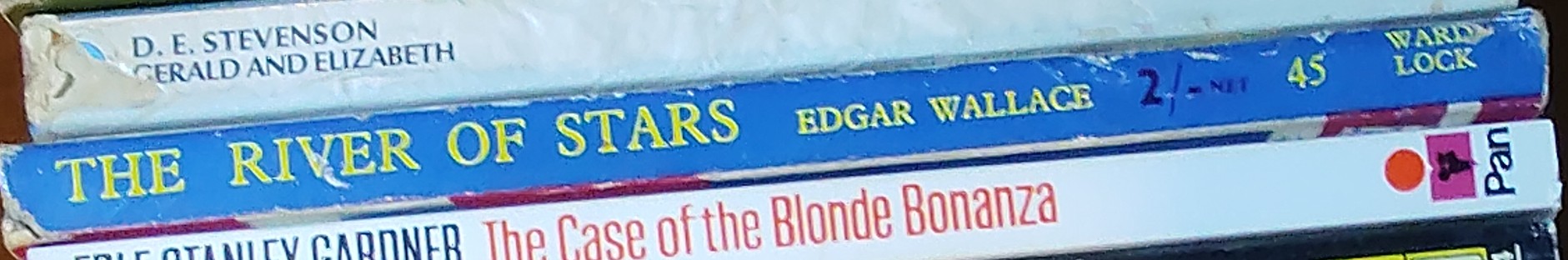 Edgar Wallace  THE RIVER OF STARS spine of book image