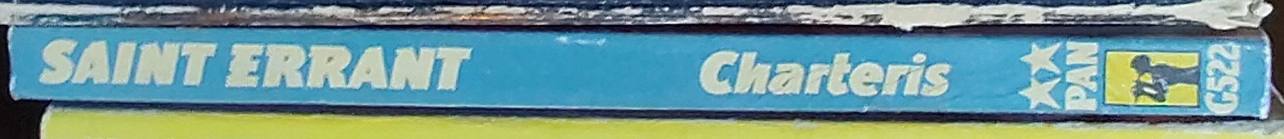 Leslie Charteris  SAINT ERRANT spine of book image