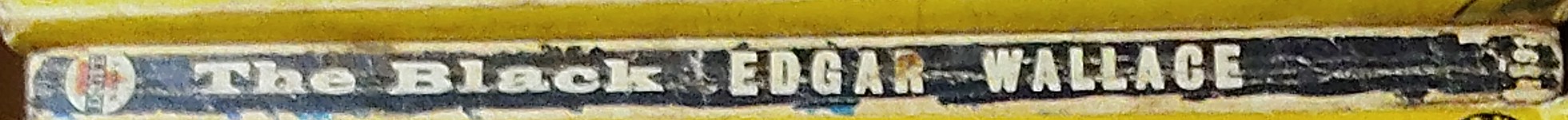 Edgar Wallace  THE BLACK spine of book image