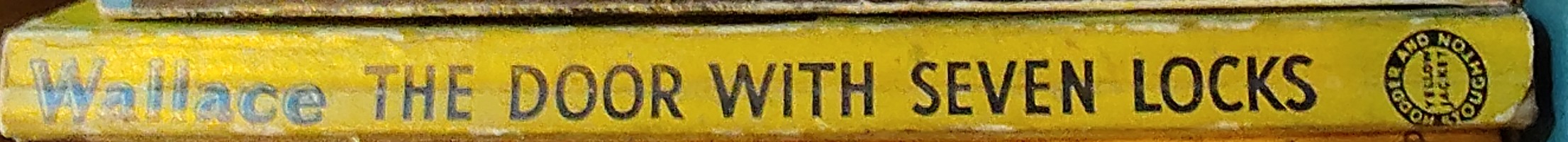 Edgar Wallace  THE DOOR WITH SEVEN LOCKS spine of book image