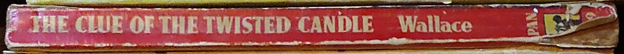 Edgar Wallace  THE CLUE OF THE TWISTED CANDLE spine of book image
