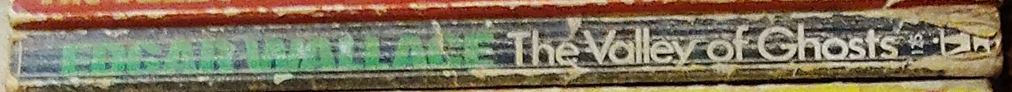 Edgar Wallace  THE VALLEY OF GHOSTS spine of book image