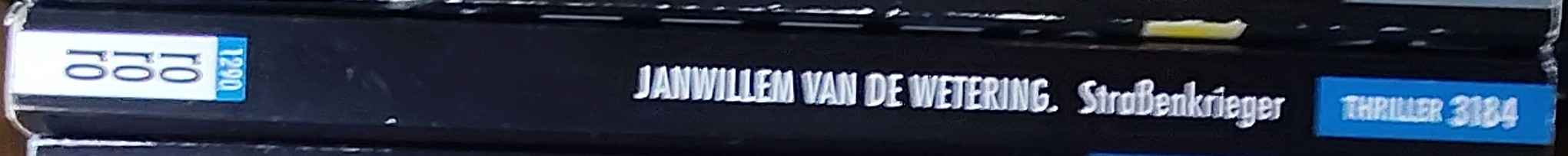 Janwillem van de Wetering  STRABENKRIEGER spine of book image