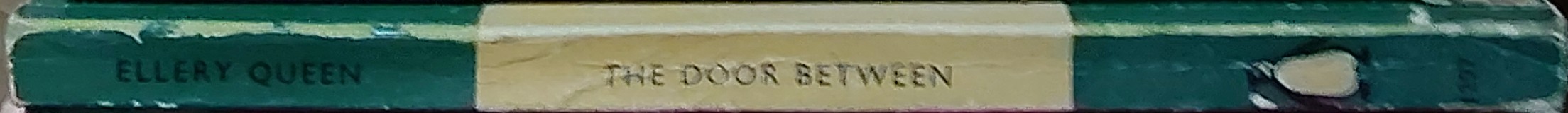 Ellery Queen  THE DOOR BETWEEN spine of book image