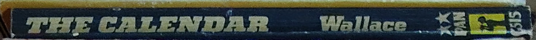 Edgar Wallace  THE CALENDAR spine of book image