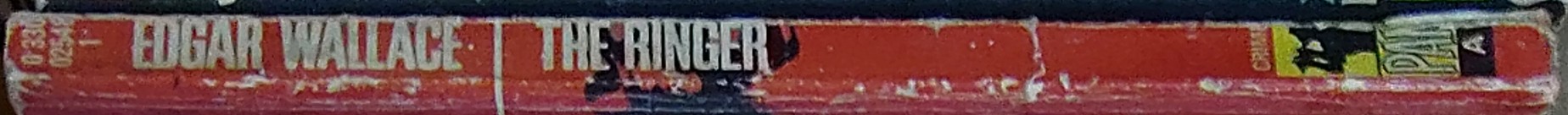 Edgar Wallace  THE RINGER spine of book image