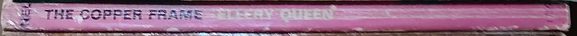 Ellery Queen  THE COPPER FRAME spine of book image